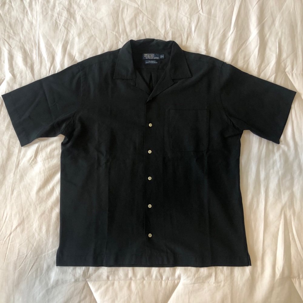 Vintage Polo Ralph Lauren Caldwell Camp Shirt Sz M